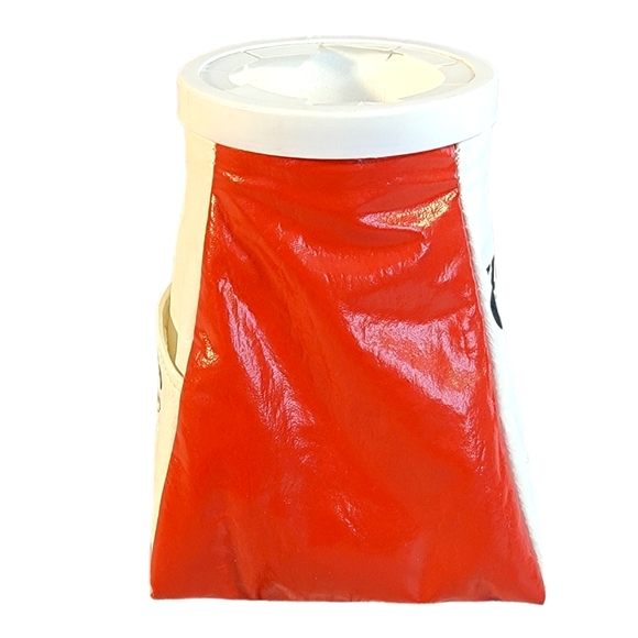 Chicago Bulls Vintage Red White Weighted Beanbag Style Beer Cola Dink Coozie - Picture 4 of 9